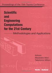 Front cover of Scientific and engineering computations for the 21st century by Toyota Conference (15th 2001 Shizuoka-shi, Japan)
