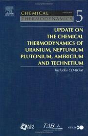 Front cover of Update on the chemical thermodynamics of uranium, neptunium, plutonium, americium and technetium by R. Guillaumont