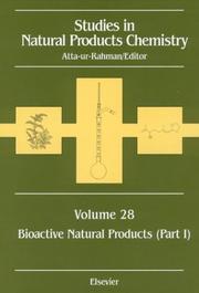 Front cover of Studies in natural products chemistry by Atta-ur- Rahman
