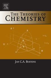 Cover of The Theories of Chemistry by Jan C.A. Boeyens
