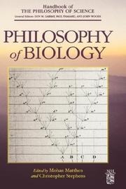 Cover of Philosophy of biology by Mohan Matthen