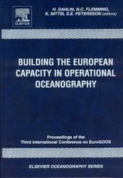 Front cover of Building the European capacity in operational oceanography by International Conference on EuroGOOS (3rd 2002 Athens, Greece)