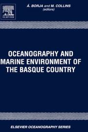 Front cover of Oceanography and marine environment of the Basque Country by M. Collins