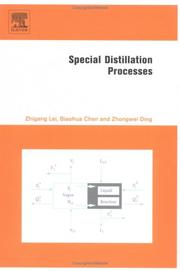 Cover of Special distillation processes by Zhigang Lei