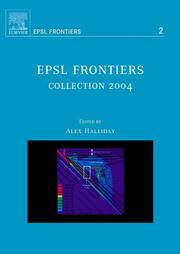 Cover of EPSL Frontiers, Volume 2 by A. Halliday