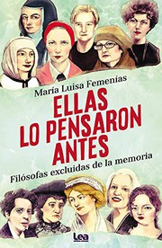 Front cover of Ellas lo pensaron antes by María Luisa Femenías