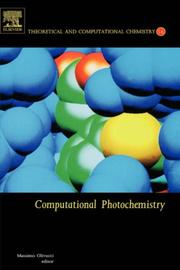 Front cover of Computational Photochemistry, Volume 16 (Theoretical and Computational Chemistry) by Massimo Olivucci