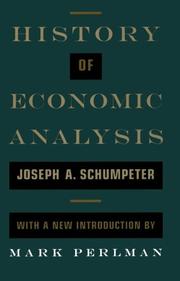 Front cover of History of Economic Analysis by Joseph Alois Schumpeter