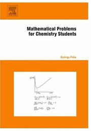 Front cover of Mathematical Problems for Chemistry Students by Gyorgy Pota