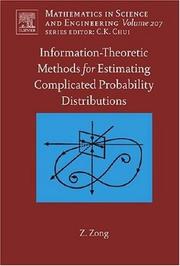 Front cover of Information-Theoretic Methods for Estimating of Complicated Probability Distributions, Volume 207 (Mathematics in Science and Engineering) by Zhi Zong