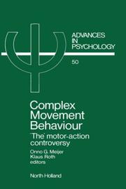 Cover of Complex movement behaviour by K. Roth
