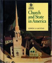 Front cover of Church and state in America by Edwin S. Gaustad