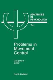 Front cover of ADVANCES IN PSYCHOLOGY V74 (Advances in Psychology) by REID G.