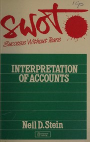 Front cover of Interpretation of Accounts (Swot) by Neil D. Stein