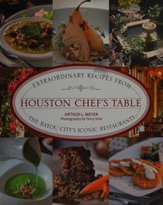 Cover of Houston chef's table by Arthur L. Meyer