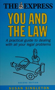 Cover of You and the law by Susan Singleton