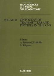 Front cover of Ontogeny of transmitters and peptides in the CNS by Anders Björklund