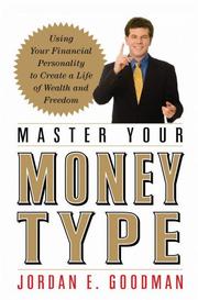Front cover of Master your money type by Jordan Elliot Goodman