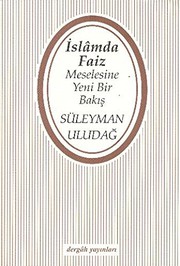 Front cover of Islam'da Faiz Meselesine Yeni Bir Bakis by Suleyman Uludag