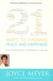 Front cover of 21 Ways to Finding Peace and Happiness by Joyce Meyer