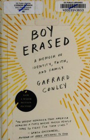 Cover of Boy erased by Garrard Conley