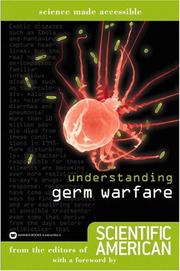 Front cover of Understanding Germ Warfare (Science Made Accessible) by Scientific American
