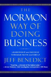 Front cover of The Mormon Way of Doing Business by Jeff Benedict