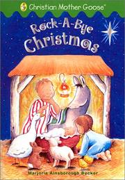 Front cover of Rock-a-bye Christmas by Marjorie Ainsborough Decker