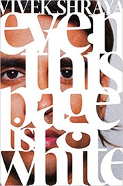 Cover of Even this page is white by Vivek Shraya