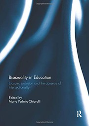 Front cover of Bisexuality in Education by Maria Pallotta-Chiarolli