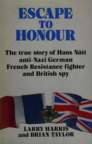 Cover of Escape to honour by Hans Nütt