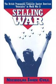Cover of Selling war by Nicholas John Cull