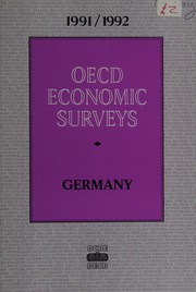 Front cover of Germany by Organisation for Economic Co-operation and Development