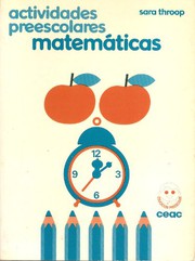 Cover of Actividades Preescolares Matematicas by Throop