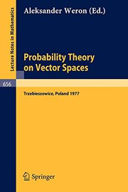 Cover of Probability Theory on Vector Spaces by A. Weron