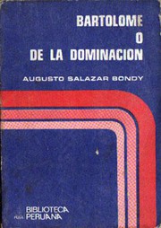 Cover of Bartolomé by Augusto Salazar Bondy