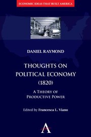Cover of Thoughts on Political Economy by Daniel Raymond
