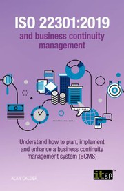 Cover of ISO 22301 by I. T. Governance
