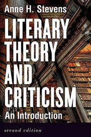 Front cover of Literary Theory and Criticism by Anne H. Stevens