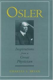 Cover of Osler by Charles S. Bryan