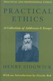 Cover of Practical ethics by Henry Sidgwick