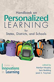 Front cover of Handbook on Personalized Learning for States, Districts, and Schools by Marilyn Murphy