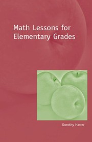 Cover of Math Lessons for Elementary Grades by Dorothy Harrar