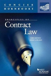 Front cover of Principles of Contract Law by Robert A. Hillman