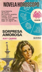 Front cover of Sorpresa amorosa (Cáncer) by May Carré