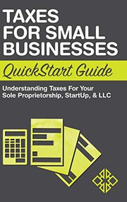 Front cover of Taxes for Small Businesses QuickStart Guide by ClydeBank Business