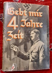 Front cover of Give Me Four Years by Alfred Ingemar Berndt