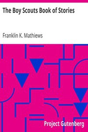 Cover of The Boy Scouts Book of Stories by Franklin K. Mathiews