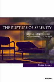 Cover of Rupture of Serenity by Aisha Abbasi