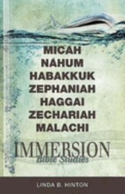 Front cover of Micah, Nahum, Habakkuk, Zephaniah, Haggai, Zechariah, Malachi by Linda B. Hinton